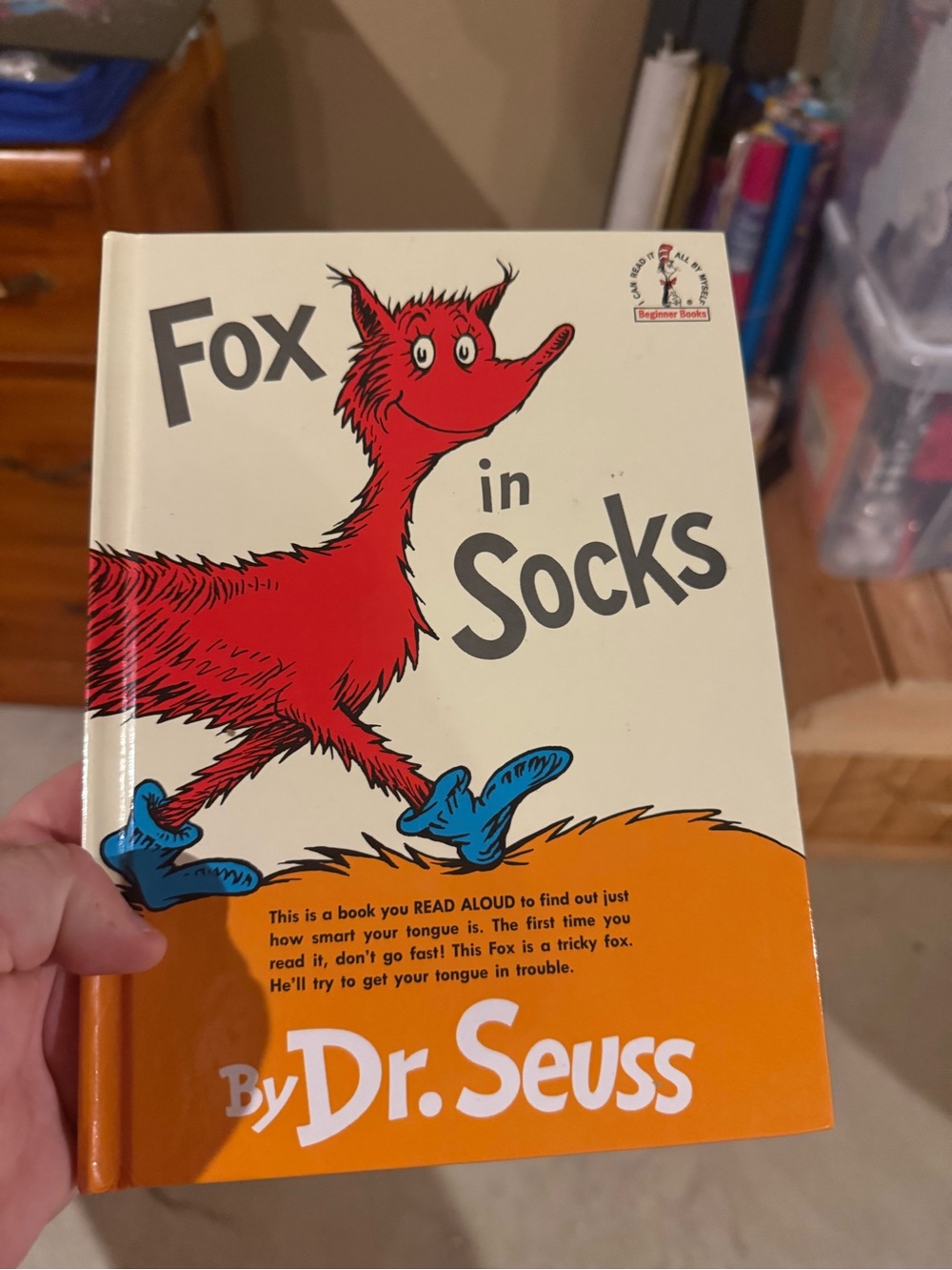 Dr. Seuss Fox in Socks book